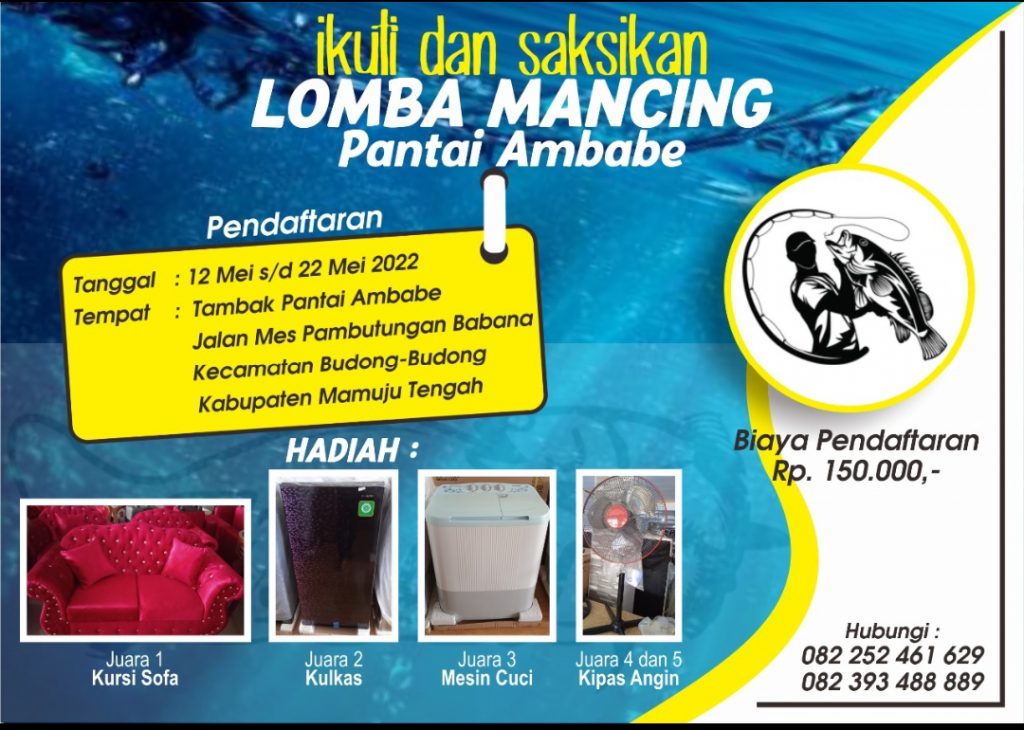 Ikuti Dan Saksikan Lomba Mancing Pantai Ambabe