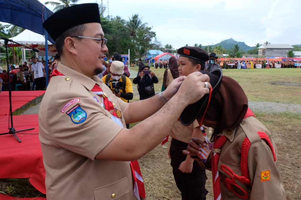 Buka Jambore Cabang Kwarcab Gerakan Pramuka Mateng, Arsal : Kita Ingin Membangun Manusia Yang Memiliki Karakter