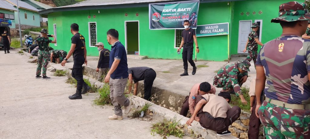 HUT Kodam XIV Hasanuddin, Kodim 1418 Mamuju Gelar Karya Bakti