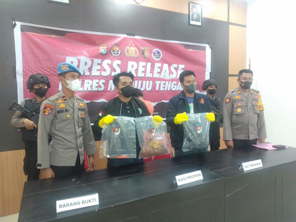 Pelaku Pembuhan Kakak Kandung di Mateng Berhasil Diamankan Polisi