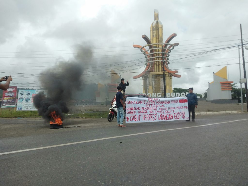 Tuntut Cabut Larangan Ekspor CPO, GEMPI Gelar Aksi Unras