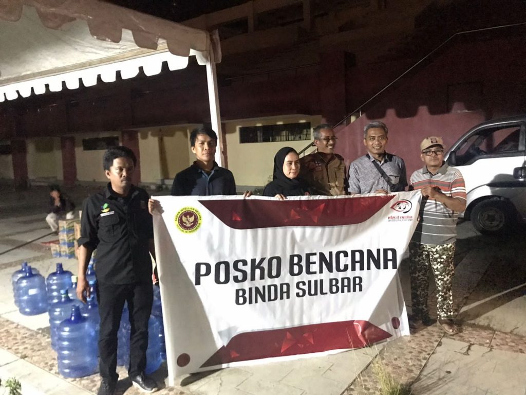 Binda Sulbar Buka Posko Untuk Korban Gempa di Mamuju