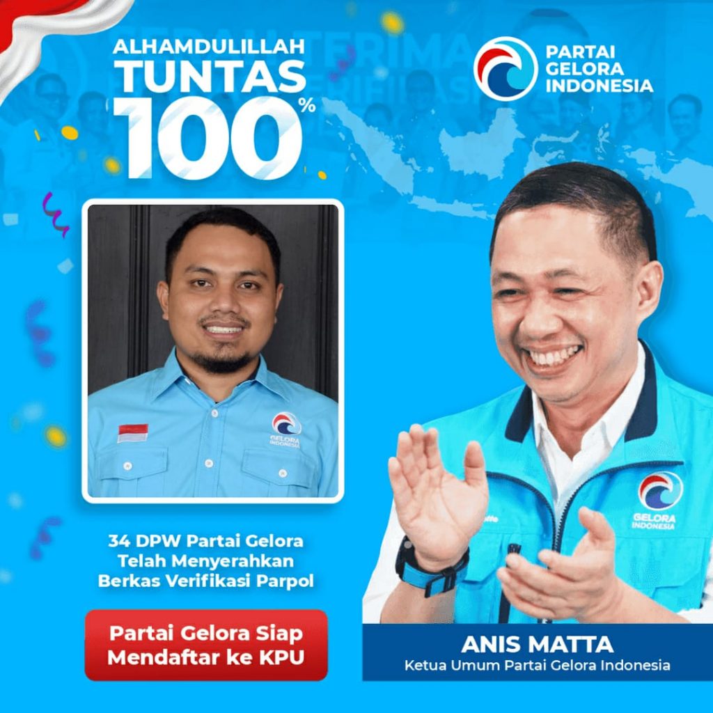 Pengurus 16 Kecamatan Rampung, Partai Gelora Polman Siap Mengikuti Verfak