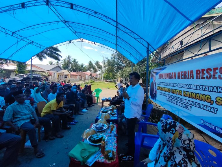 Serap Asmara, Hatta Kainang Reses di Dua Kecamatan