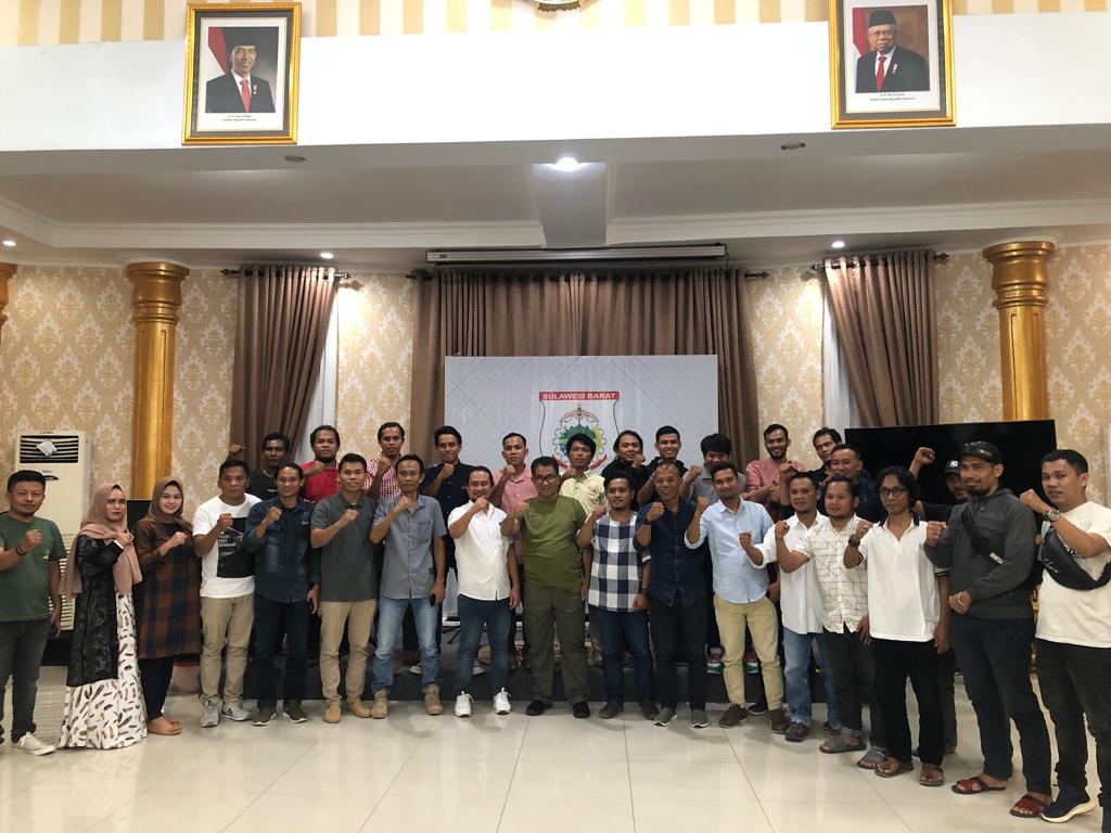 Pemprov Sulbar Bersama DPN Perkasa Bahwa Pembangunan Gerbang Batas Sulbar