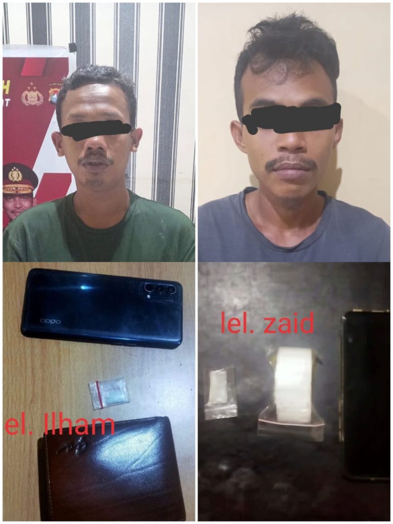 Dua Pelaku Penyalahgunaan Narkoba Diciduk Polisi