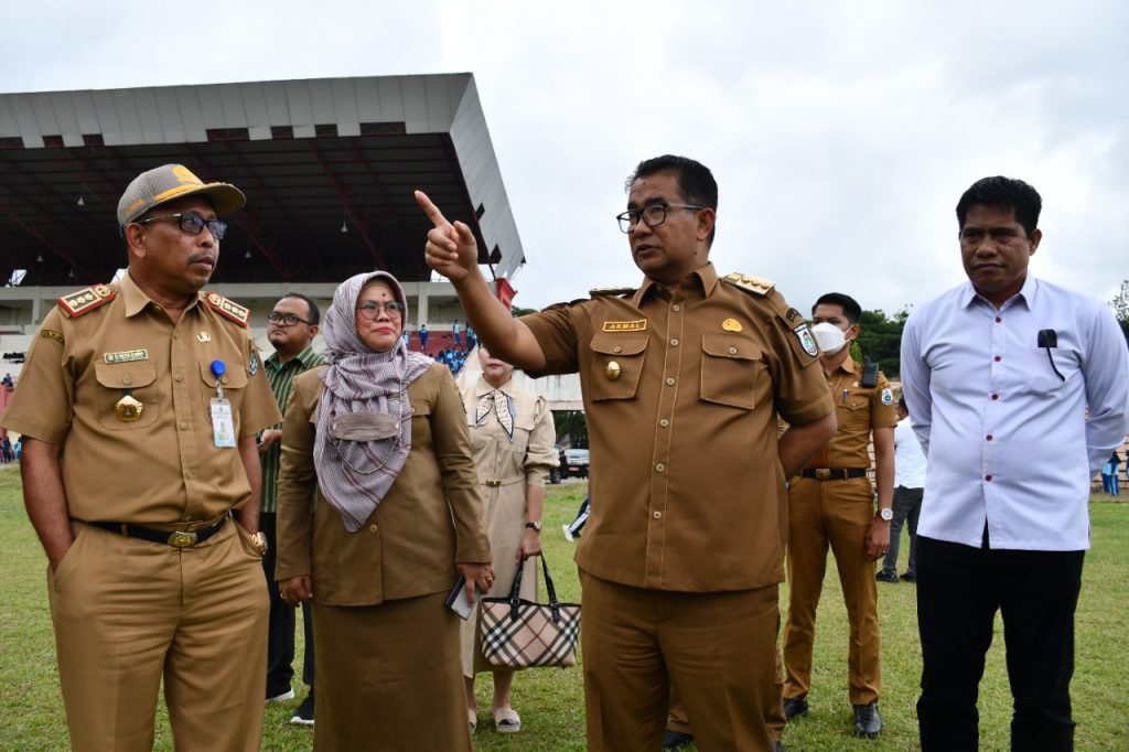 Jelang Porprov Sulbar Stadion Manakarra Belum Dibenahi