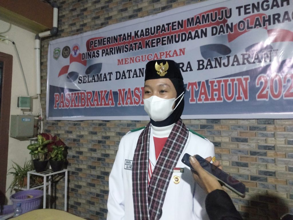 Sukses Menjalankan Tugas, Dhara : Saya Bangga Wakili Sulbar Menjadi Anggota Paskibraka Nasional
