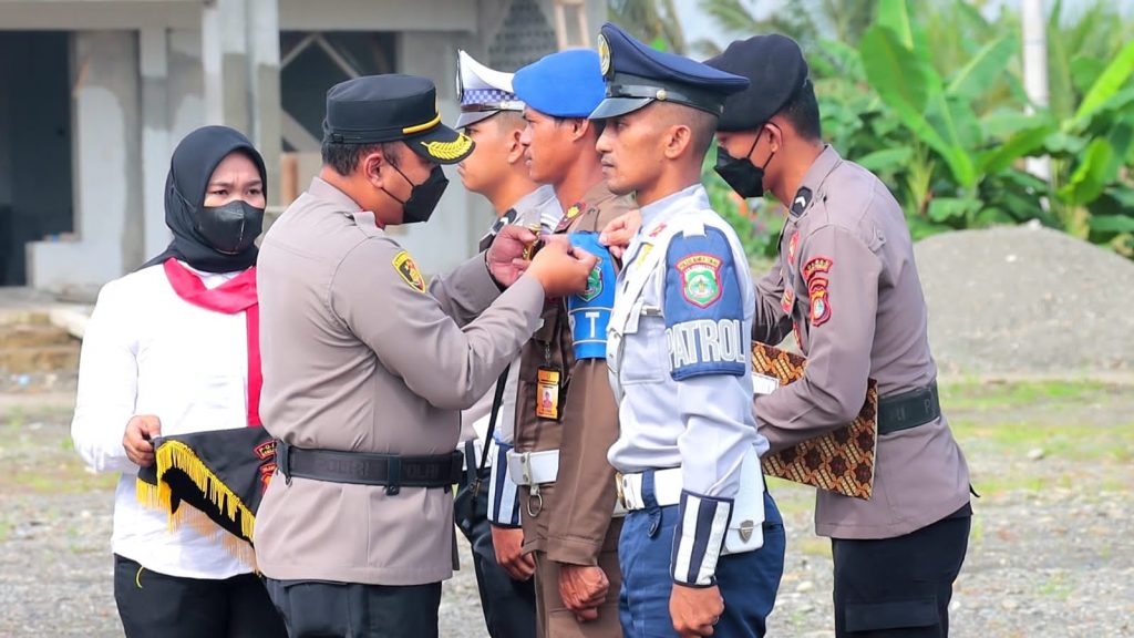 Mulai Hari Ini Operasi Zebra Marano 2022 Polres Mamuju Tengah Resmi Dilaksanakan
