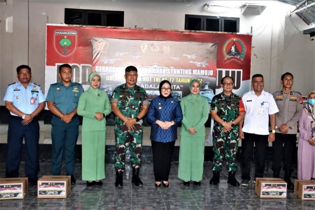 Sutinah Apresiasi Jajaran TNI Yang Ikut Berperan Dalam Penanganan Stunting