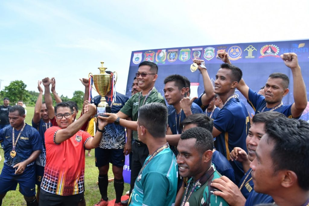 Korem 142 Tatag Juara Gubernur Cup 2022