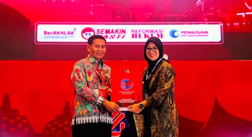 Pasangkayu di Ganjar Penghargaan Sebagai Kabupaten Peduli HAM