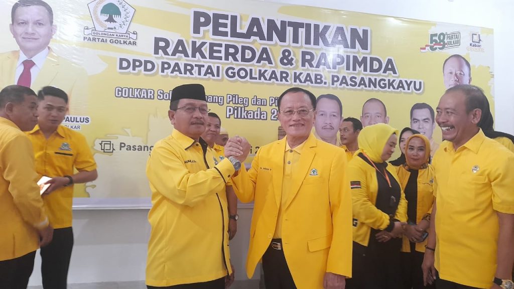 Lantik Pengurus Golkar Pasangkayu, Aras Minta Agar Konsolidasi Organisasi Mulai Dari Kabupaten Hingga Desa Harus Terus Dilakukan