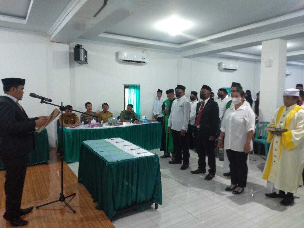 Lantik 162 PPS, Ketua KPU Mateng Sampaikan Pesan Ini