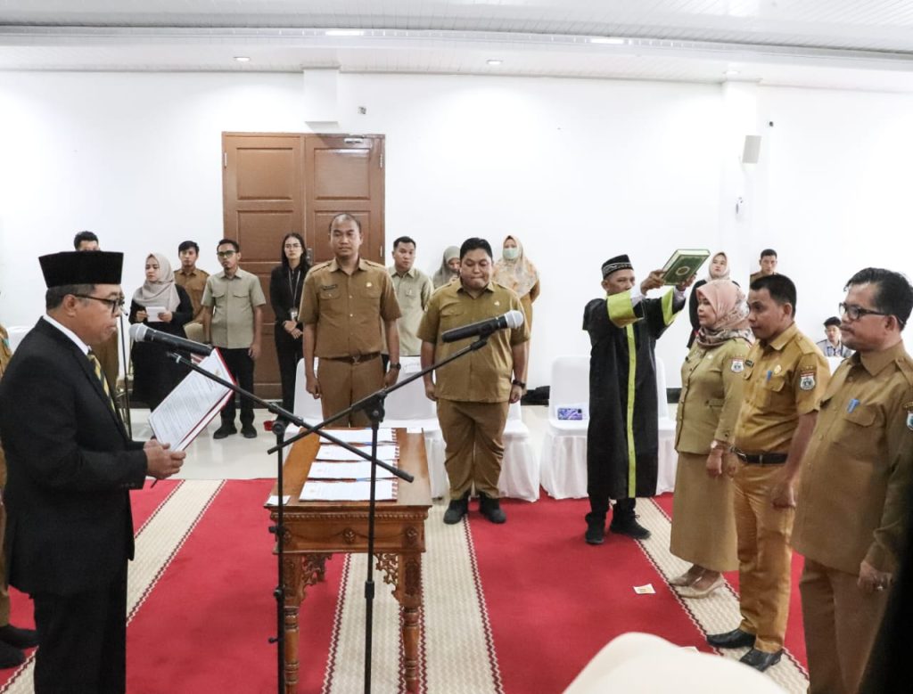 Enam Pejabat Eselon III Lingkup Pemprov Sulbar Dilantik, Ini Nama-namanya