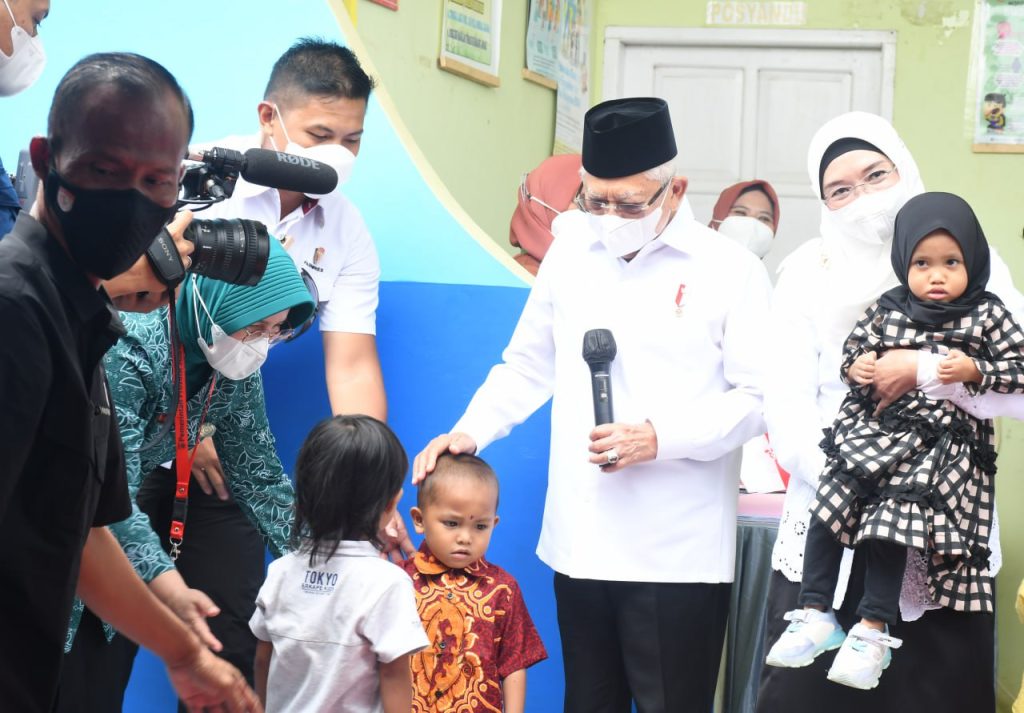 Percepat Penurunan Stunting, Wapres Ma’ruf Amin Minta Pemda di Sulbar Perkuat Koordinasi