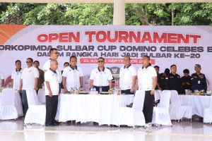 Buka Event Turnamen Domino Forkopimda Sulbar Cup Celebes-Borneo 2024, Idris Sampaikan Ini