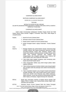 PJ Bahtiar Baharuddin Instruksikan Agar ASN Menjaga Netralitas Pada Pilkada Serentak 2024