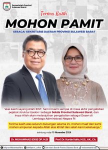 Muhammad Idris Pamit Dan Ucapkan Terimakasih