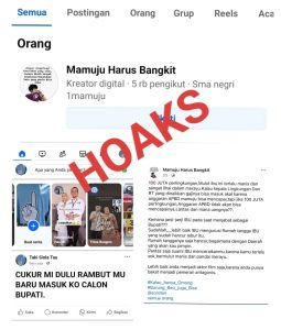 Pasangan Tina-Yuki Diserang Banyak Akun Palsu dan Provokatif, Sekretaris Koalisi Mamuju Keren Angkat Bicara