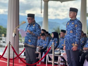 Plh Sekprov Sulbar Sampaikan 7 Pesan Penting di Momen HUT Korpri ke 53