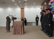 Lantik Enam Pejabat Eselon II, Bupati Sutinah Suhardi : Segera Optimalkan Kinerja Demi Mamuju Keren