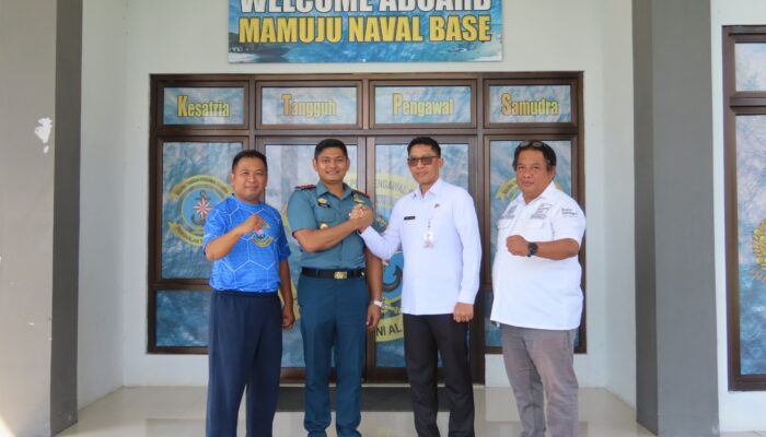 Stabilitas Maritim Jadi Prioritas, Kesbangpol Sulbar dan Lanal Mamuju Perkuat Sinergi Kewaspadaan Dini