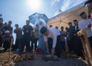 Letakkan Batu Pertama Masjid An-Nur Tanete Guru, Gubernur SDK Ajak Jaga Keasrian Lingkungan