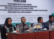 Sempurnakan RISPAM 2025, Dinas PUPR Sulbar Gandeng Unhas Petakan Solusi Air Minum Masa Depan