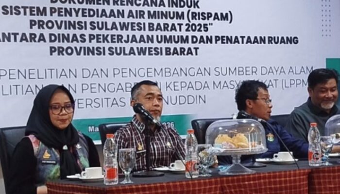 Sempurnakan RISPAM 2025, Dinas PUPR Sulbar Gandeng Unhas Petakan Solusi Air Minum Masa Depan