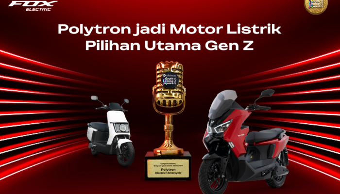 Polytron Dinobatkan Sebagai Motor Listrik Favorit Gen Z di Marketeers Youth Choice Award 2026