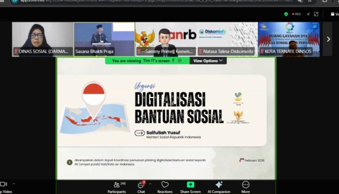 Bansos Tepat Sasaran : Kadinsos P3A Dan PMD Sulbar Dorong Percepatan Digitalisasi Bantuan Sosial