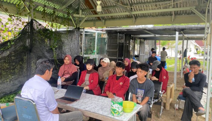 Cetak Petani Milenial, Dinas TPHP Sulbar Bekali 25 Mahasiswa Unimaju Teknologi Hortikultura Modern