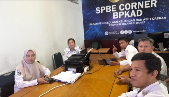 Perkuat Digitalisasi Keuangan, BPKAD Sulbar Fasilitasi Bapenda Terkait Percepatan UP 2026 via SIPD