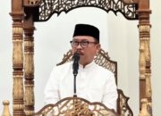 Salat Tarawih Perdana, Gubernur Suhardi Duka Kenang Almarhum Salim S. Mengga : “Perbaiki Diri Selagi Ada Kesempatan”