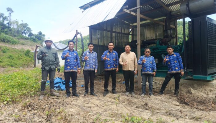 Kunjungi Tambang Andesit, Dinas ESDM Sulbar Validasi Izin Genset di Atas 500 kVA