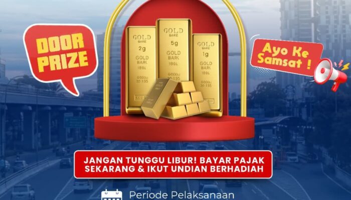 Bayar Pajak Kendaraan Bisa Dapat Emas : Bapenda Sulbar dan Jasa Raharja Luncurkan Program Undian “Patuh Pajak”
