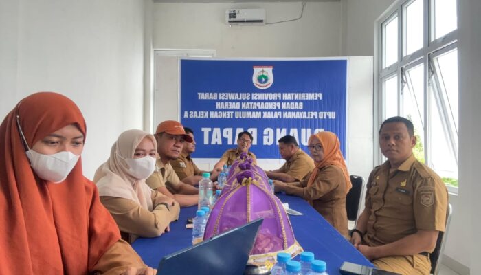 Kejar Target PAD 2026, UPTD Pajak Mamuju Tengah ‘Tancap Gas’ Evaluasi Triwulan I