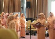 Kukuhkan Pengurus DWP Mateng 2025–2030, Nurwati Junda : Perempuan adalah Fondasi Keluarga Berkualitas