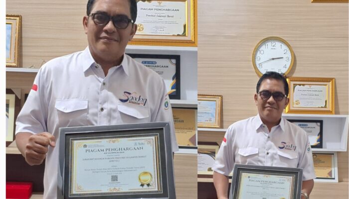 Wujudkan Tata Kelola Akuntabel, Dinas Pangan Sulbar Sabet Penghargaan IKPA Terbaik Kedua 2025