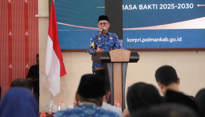 Sekda Junda Maulana Kukuhkan Pengurus KORPRI Polman 2025–2030, Tekankan Profesionalisme dan Netralitas ASN