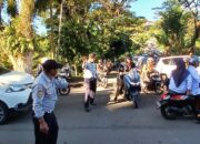 Sinergi Mitigasi Bencana, Personel Perhubungan Sulbar Kawal Kelancaran Apel Kesiapsiagaan di Mamuju