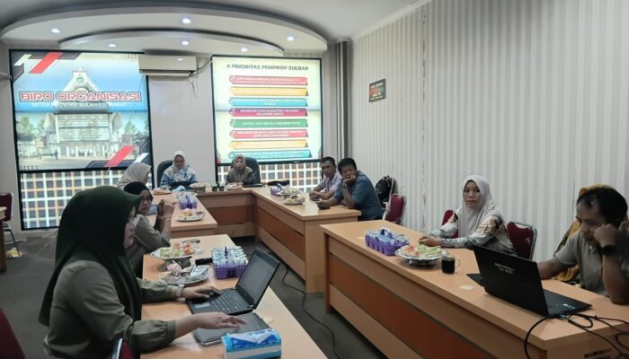 Perkuat Tata Kelola Pemerintahan, Biro Organisasi Sulbar Fasilitasi Penataan SOTK Perangkat Daerah Mamuju Tengah
