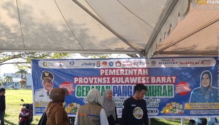 Serbu Lapangan Ahmad Kirang! GPM Pemprov Sulbar Obral Bahan Pokok Murah Jelang Iduladha