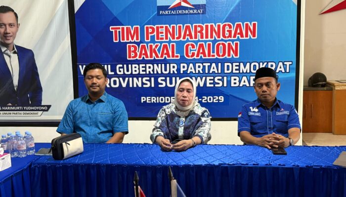 Saring Nama Pendamping SDK, Demokrat Sulbar Kerucutkan Dua Kandidat Wagub ke DPP