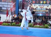 GOR Manakarra Memanas! Ratusan Karateka Unjuk Gigi di Kejuaraan Piala Panglima TNI 2026